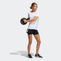 Шорты женские Adidas PACER 3-STRIPES WOVEN TWO-IN-ONE