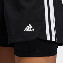 Шорты женские Adidas PACER 3-STRIPES WOVEN TWO-IN-ONE