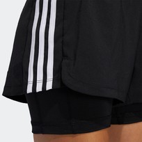 Шорты женские Adidas PACER 3-STRIPES WOVEN TWO-IN-ONE