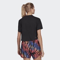 Футболка женская Adidas AEROREADY Designed to Move Tiger Print