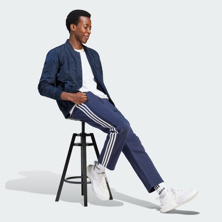 Брюки мужские Adidas Essentials 3-Stripes Open Hem Fleece