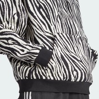 Худи женская Adidas ALLOVER ZEBRA
