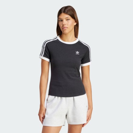 Футболка женская Adidas 3-Stripes Slim