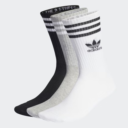 Три пары носков Adidas Mid Cut Crew