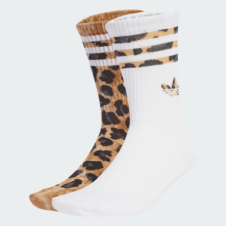 2 пары носков Adidas Leopard Crew
