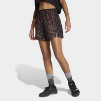 Workout Essentials Leopard Woven Shorts