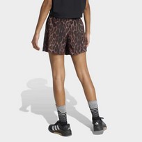 Workout Essentials Leopard Woven Shorts