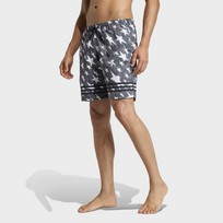 Denim Graphic 3-Stripes Swim Shorts (8 дюймов)
