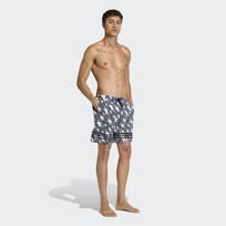 Denim Graphic 3-Stripes Swim Shorts (8 дюймов)