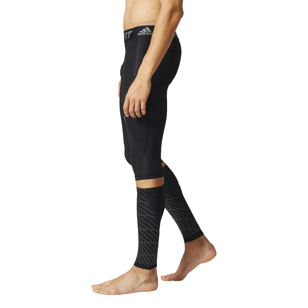 Укороченные леггинсы и бандаж на голень Techfit Recovery 3-in-1