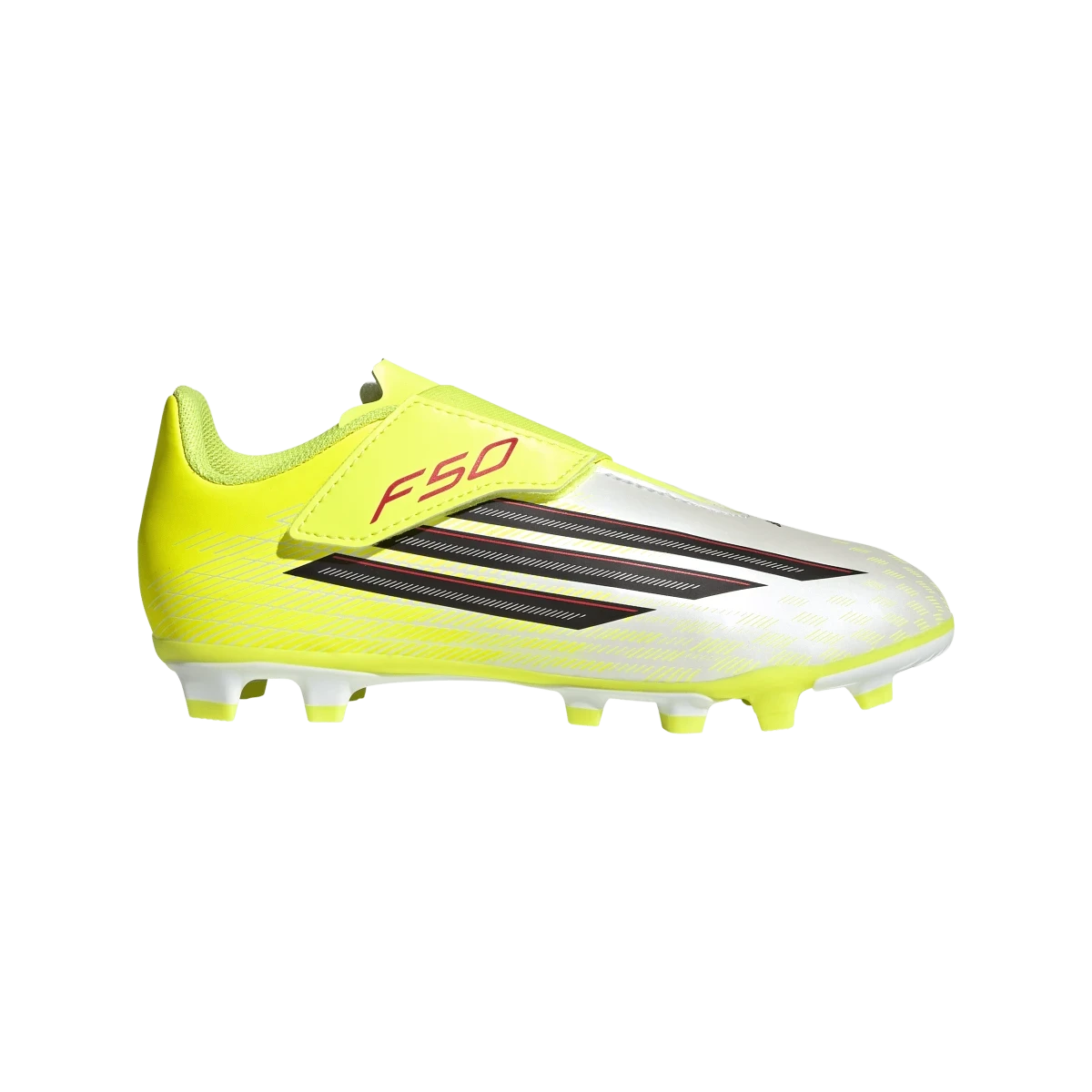 F50 Club Hook and Loop Laceless Firm Ground / Multi Ground Football Boots Kids